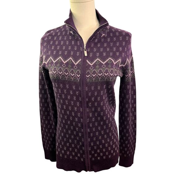 Neve Natalie full zip purple size small - Picture 2 of 8